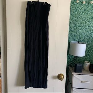 Side slit maxi skirt